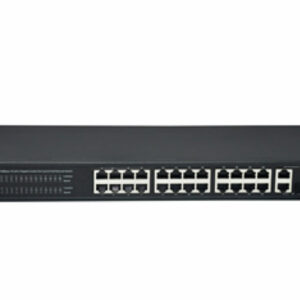 400W SWITCH POE ל-24 ערוצים+ 2 UP LINK