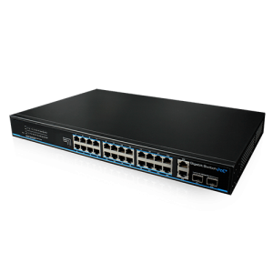 420W SWITCH POE ל-24 ערוצים+ 2 UP LINK