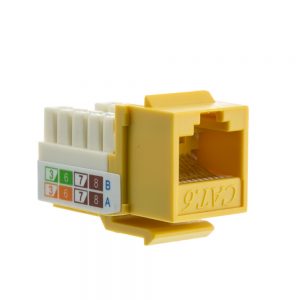 שקע RJ45 ל-CAT6 ב-90 מעלות