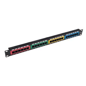 פנל 24 צבעוני CAT5e KRONE