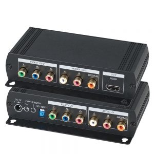 ממיר וידיאו+אודיו ל-HDMI