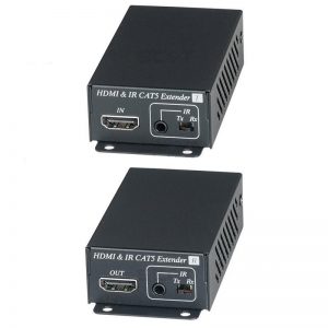 סט מעביר HDBaseT+IR ל-70 מטר