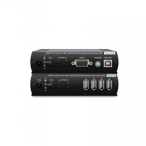 מעביר RS232,IR,USB,HDMI ואודיו על כבל רשת/IP