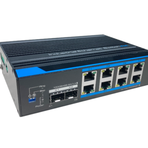 POE SWITCH תעשייתי 8 פורטים מוזן 12-48V