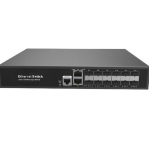 מתג אופטי מנוהל +L2 עם 12 פורטים Up Link 2xRJ45 +SFP 1G
